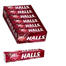 Halls tubo cherry * 12 und
