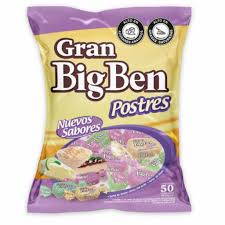 Caramelos Big Ben Postres *50 unidades