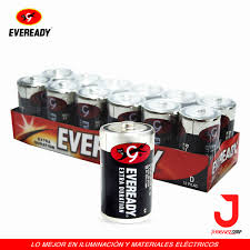 Eveready Tipo D * 12 unidades