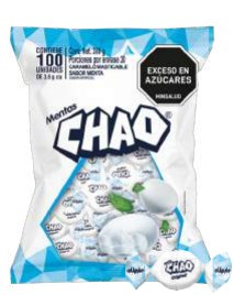 Chao menta *100 unidades