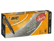 Boligrafo Bic Cristal Ultrafino * 12 Unds